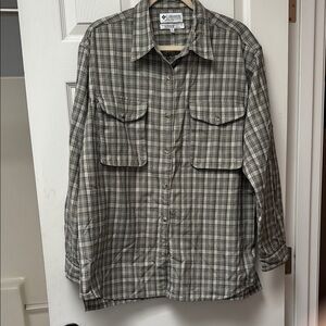 Columbia Green Lightweight Shirt Jacket XL